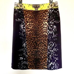 ELIE TAHARI Silk Pencil Skirt 10